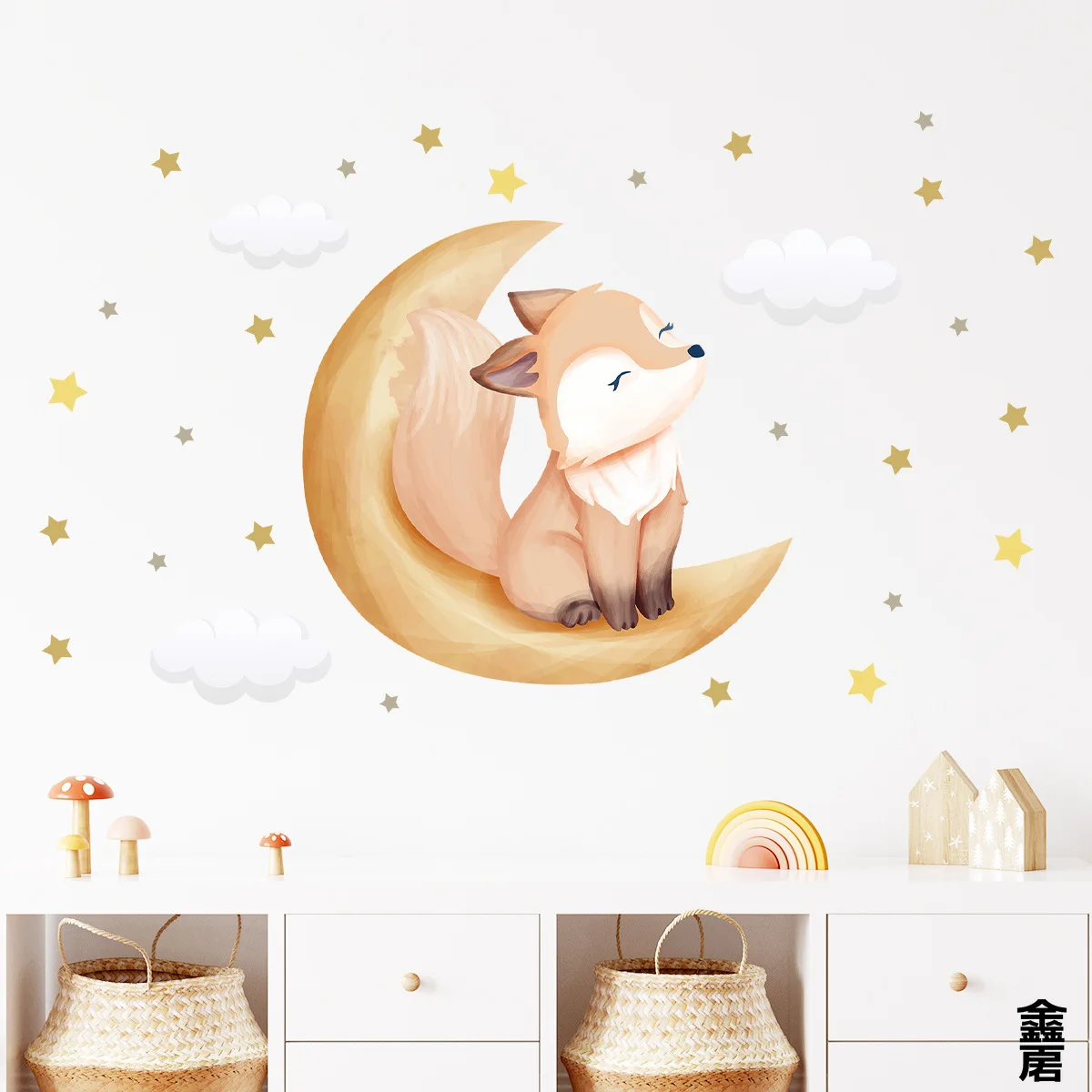 Cartoon Animal Wall Stickers 5