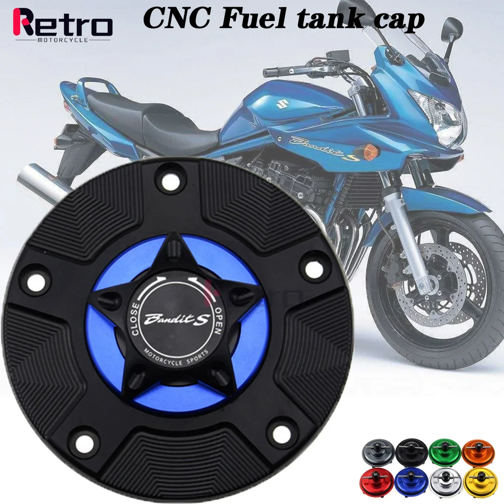 

Крышка бензобака для Suzuki GSF650S Bandit S GSF1200S GSF1250S 2007-2012 Bandit, быстросъемная Крышка для мотоцикла с ЧПУ