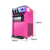 Electric 220/110V Soft Ice Cream Machine with 3 Different Flavors Fruit Freezer Hard Mixing Ice Cream Making Machine 2
