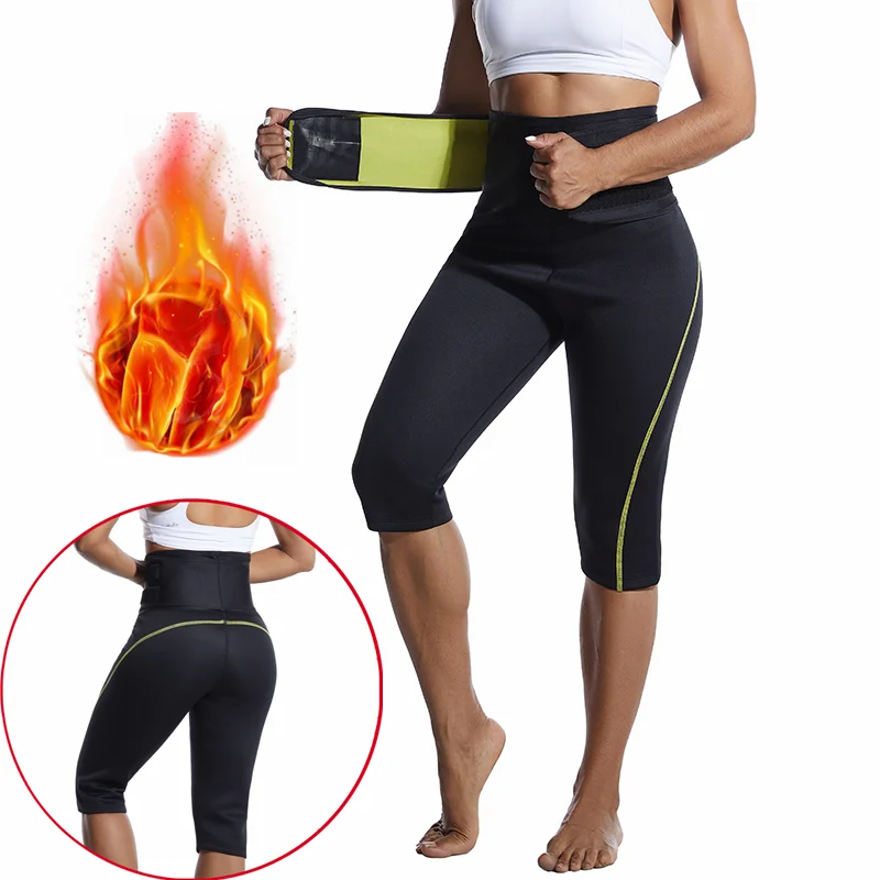 Sweat Sauna Pants Body Shaper Weight Loss Slimming Pants Waist Trainer  Shapewear Tummy Hot Thermo Sweat Leggings Fitness Workout|Slimming Product|  - AliExpress