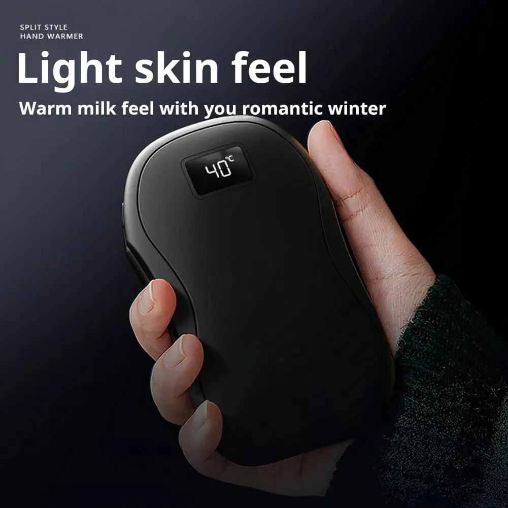 Xiaomi Hand Warmer With Capacity Digital Display Fast Heating Double Side Warmth Portable Hand Warmer For Winter Outdoors Hiking 5