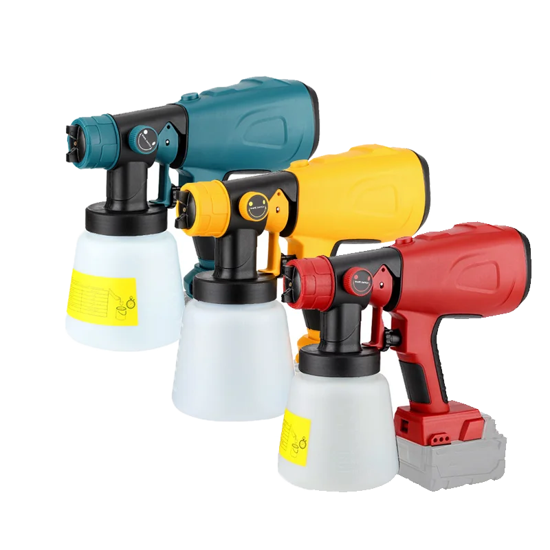 

Newest Electric Spray Gun Cordless Paint Sprayer Furniture Steel Coating Airbrush for Makita/Dewalt/Milwaukee/Bosch 18V Battery