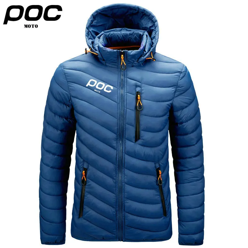 Men's Winter Thermal Jacket Moto Poc Cycling Hooded Warm Coat Outdoor Windbreaker Mountain Bike Cothing MTB Bicycle Down Jackets cycling jacket cycling clothes