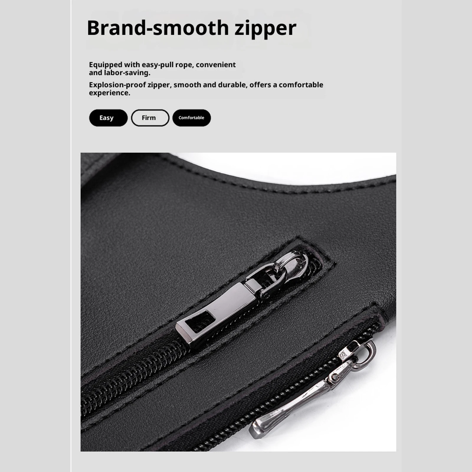 Men PU Leather Nylon Multi-Purpose Crossbody Bag Adjustable Strap Back Crossbody Bags for Hiking Hunting Fishing Running Cycling