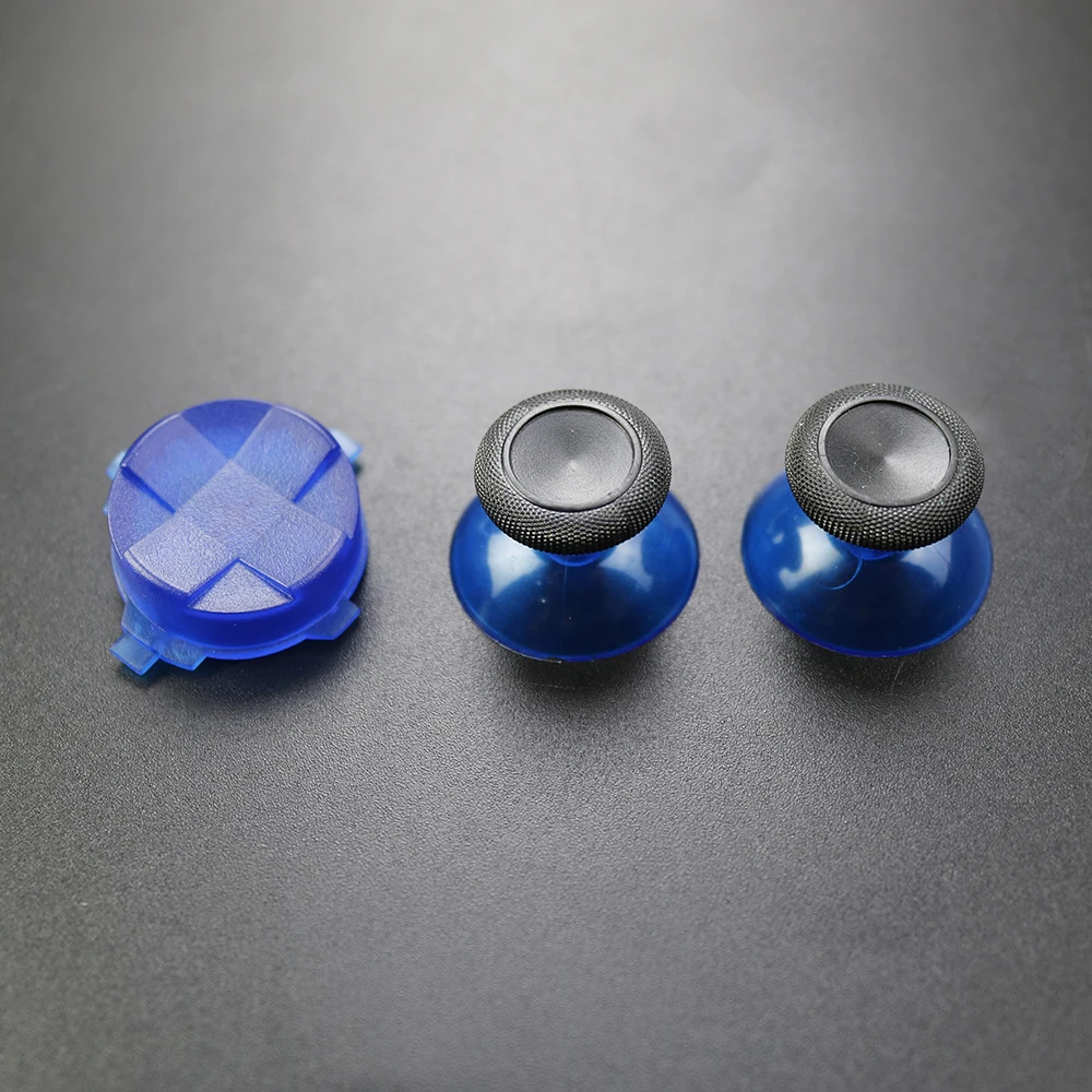 YUXI 3D Analog Thumb Sticks Grip Joystick Cap with D-Pad Button Cross Direction Keys