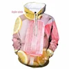 3D Print Funny Ice Cream Graphic Hoodies For Men Women Casual Plus Size Sweatshirt Hoodies Tops Mens Pullovers Streetwear 5