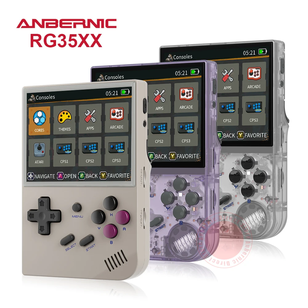 ANBERNIC RG35XX Handheld Game Console Linux Garlic OS System
