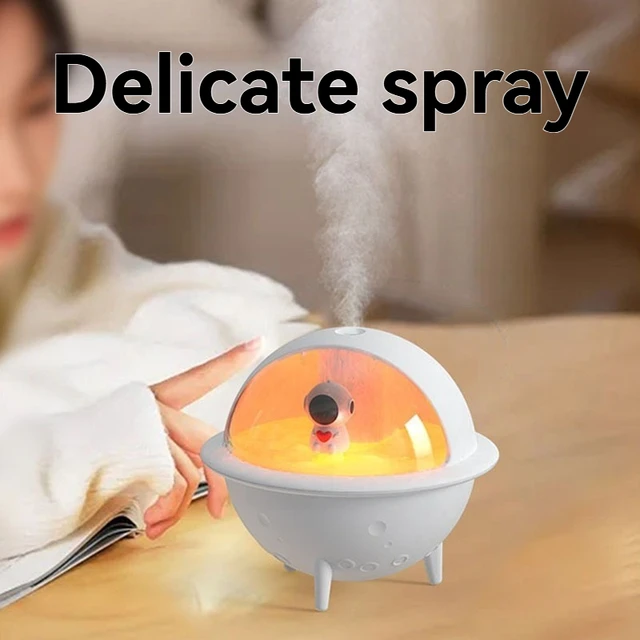 New Humidifier Aroma diffuser Colorful Spaceman Small Portable Atomization USB Large Fog Volume Desktop Bedroom Room Household 1