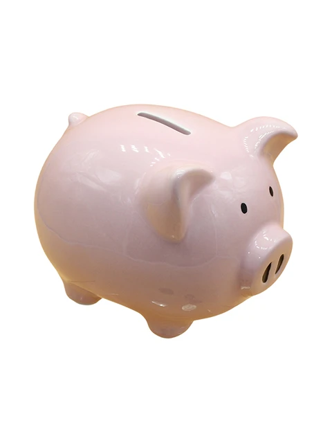 Kids Coin Bank Metal Lovely Piggy Toddler Money Savings Mini