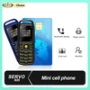 SERVO Mini Mobile Phone 2 SIM Cards Magic Voice Bluetooth Dialing Blacklist Low Radiation Smallest Button Cellphones Four Colors 1