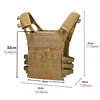 Nylon Tactical Vest Body Hunting Carrier Airsoft Lightweight Combat MOLLE Camo Military Army Training Vest CS Game Equipment 2