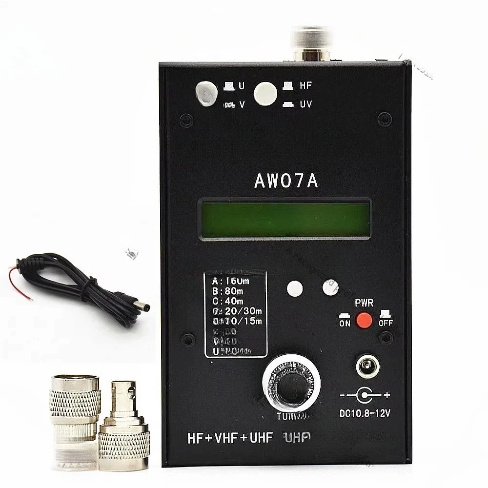 배터리 없이 사용하는 HF/VHF/UHF160M 안테나 테스트 분석기