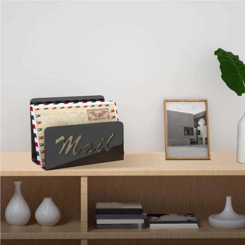 E-Easy To Use-Mail Organizer 카운터탑 메일 홀더 책상용 아크릴..