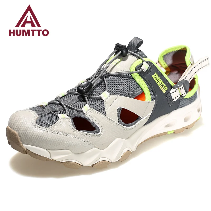 HUMTTO Summer Beach Water Shoes for Men Breathable Hiking Aqua Shoes Mens Sports Trekking Outdoor Casual Sandals Man Sneakers
