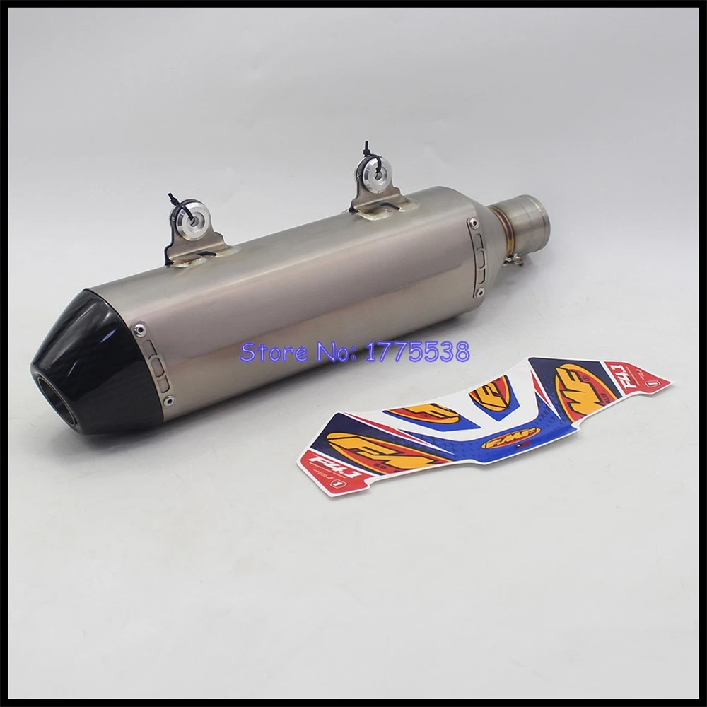 Titanium Alloy for KTM 250 350 450 500 SXF Motorcycle Exhaust Escape Muffler Carbon Tip for KTM SX-F 250 350 450 500 2010-2023 - Image 2