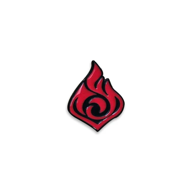Game Genshin Impact Eyes Of God Mondstadt Pins Brooches Luminous 7 Element Kawaii Cosplay Badges 021