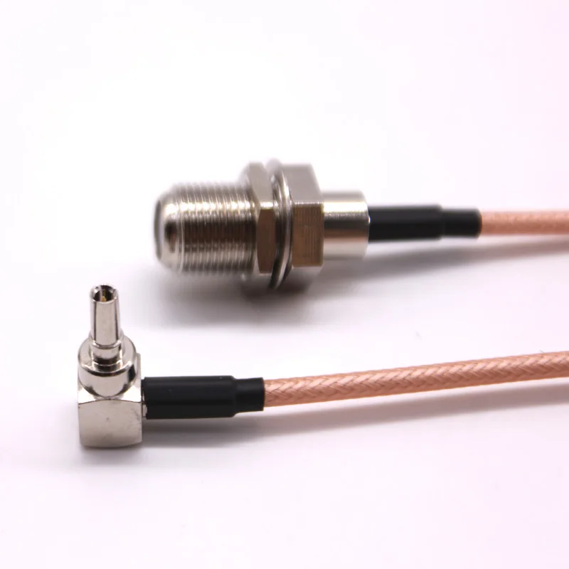 peças, conector f para crc9 f fêmea