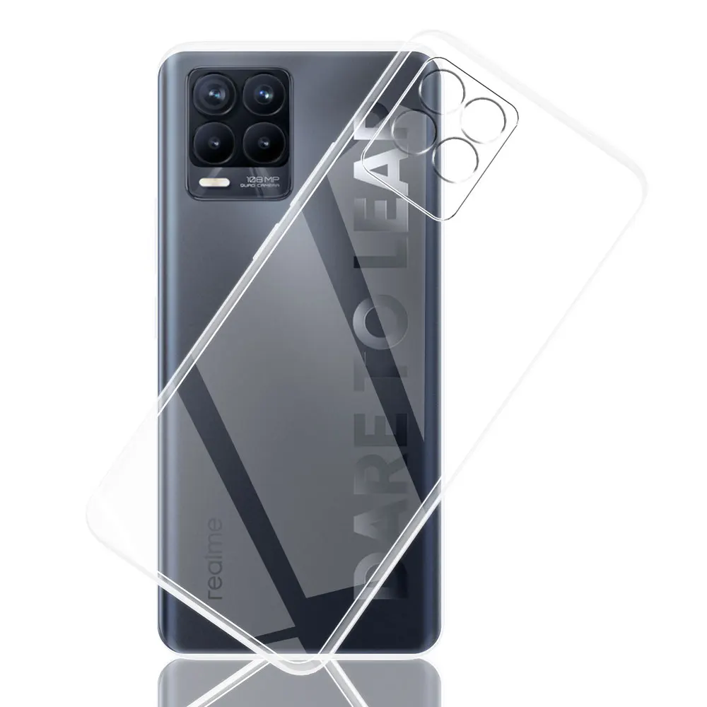 Per Realme 8 Clear Case Cover Morbida In Silicone Per Realme 8 Pro Custodia Per Telefono Per Realme8I 8Pro Clear Ultra Thin Bumper Coque