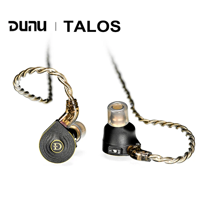 

DUNU TALOS Planar 1DD+2BA Hybrid Driver In-Ear Earphone IEM HiFi Audio Music Earbuds 0.78mm 2Pin Detachable Cable Headset