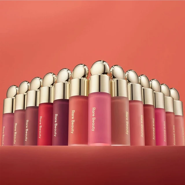 Rare Beauty Soft Pinch Liquid Blush, maquillage liquide longue tenue, imperméable, hydratant, gloss à lèvres, Hope Honesty Happy Wonder Cosmetics 1