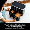 Ninja Air Fryer, Roast, Bake, Crisps, Broil, Reheats, Keep Warm, 10-in-1, Fries, Frozen Food, Veggies, Meat, 10 QT, Black, DZ302 5