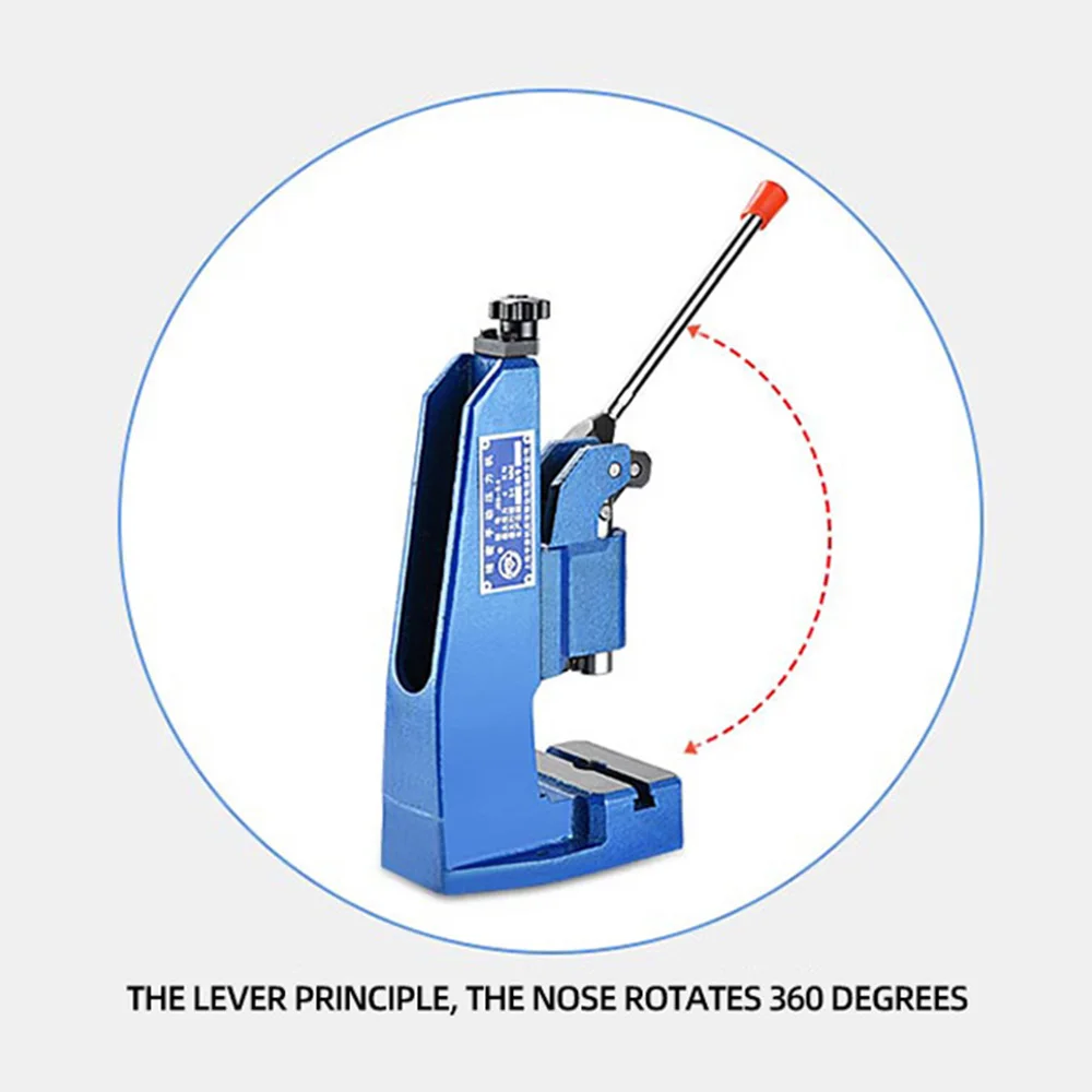 J03-0.4A Small Manual Press Desktop Manual Punching Nominal 4KN Press Hand Beer Punching Machine