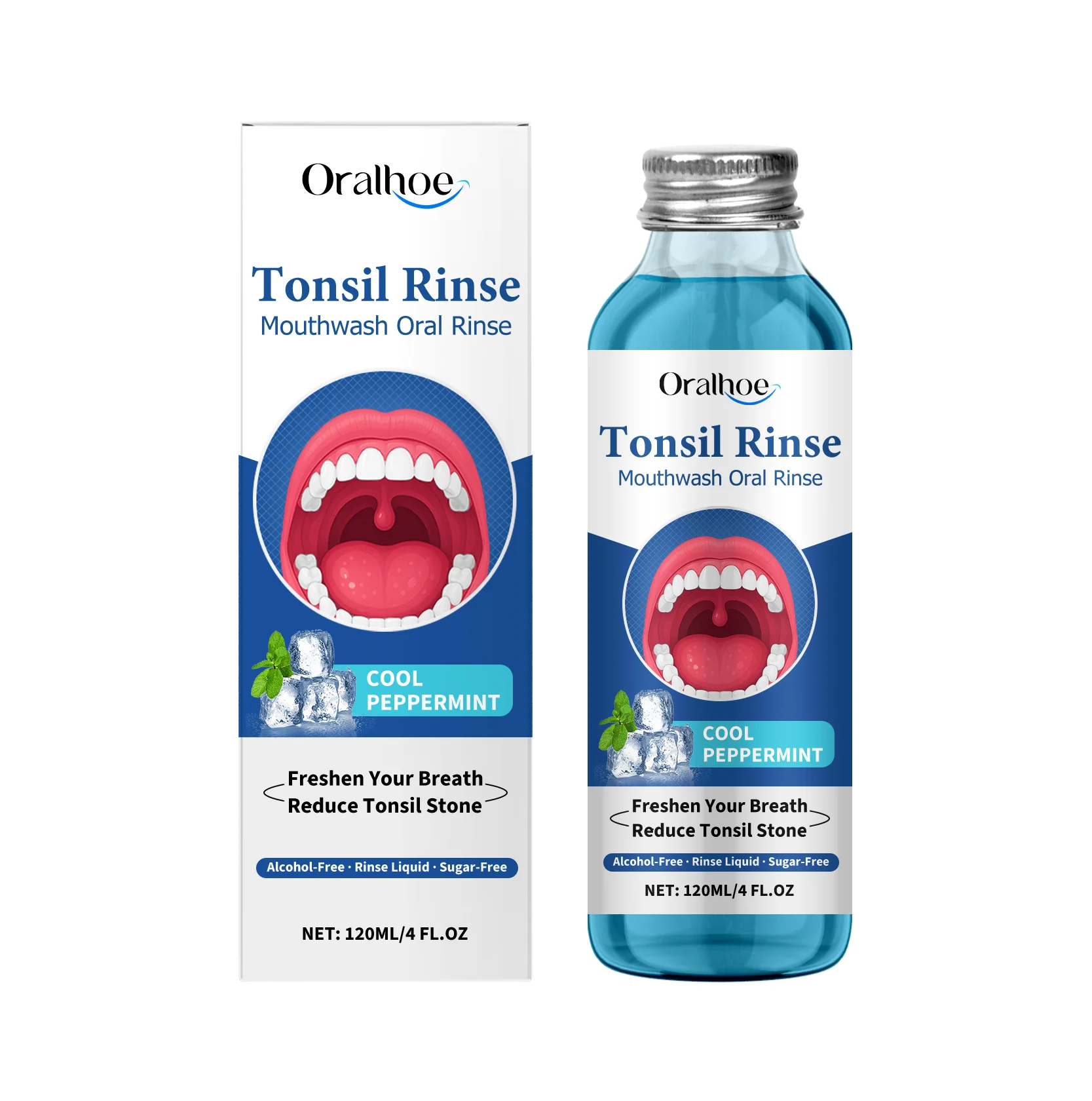 Fresh Breath Mouthwash - Herbal Gum-Care Mouthwash for Oral Care, Eliminating Bad Breath, Freshening the Mouth