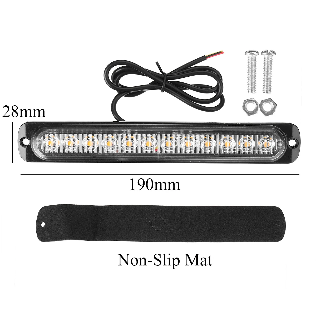ڵ   Ʈκ ,  ÷ Ʈ , 12-24V, 12LED, 18  ÷ , 2 , 4 