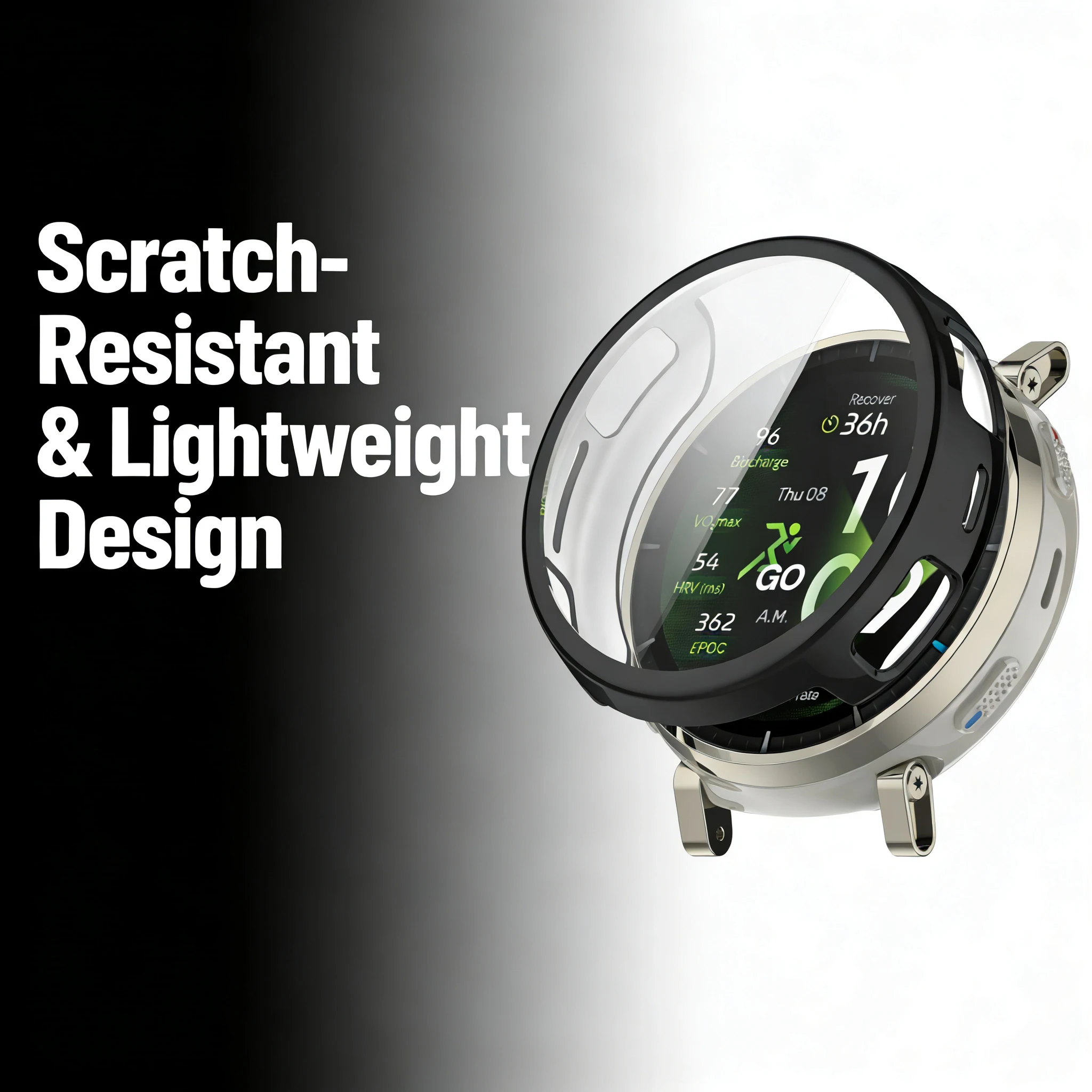 Premium Soft TPU Plated All-Around Protective Watch Shell
