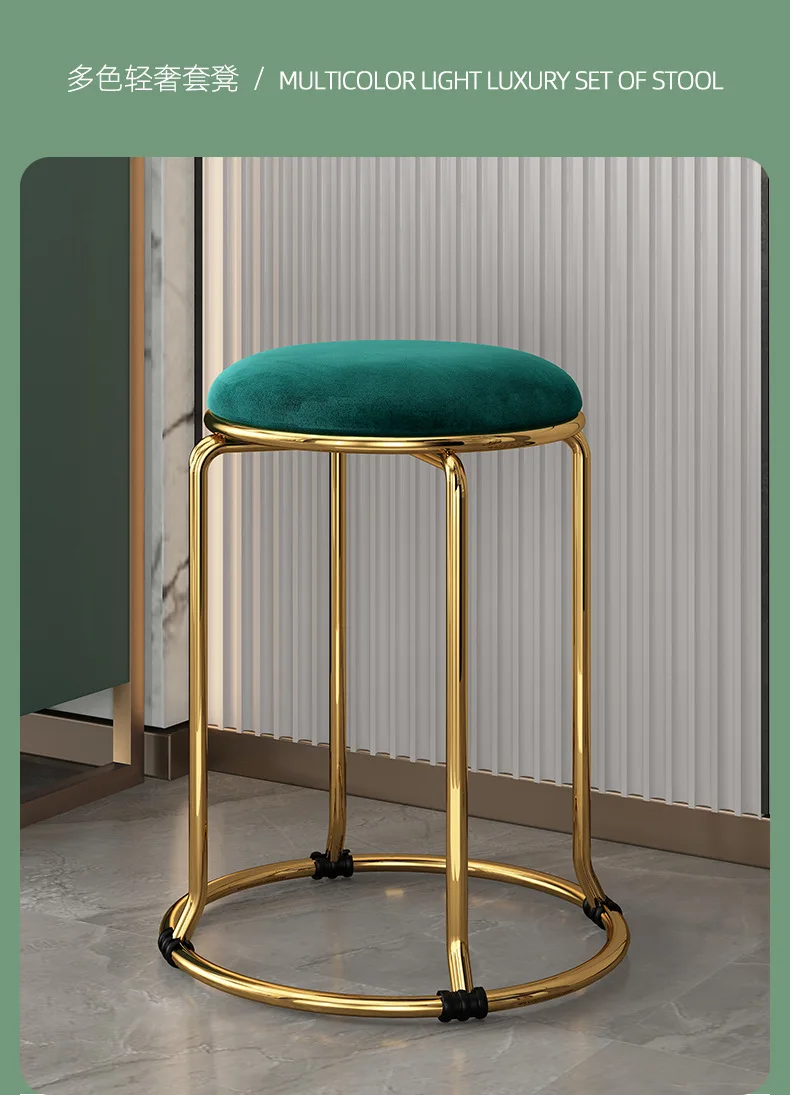 

Роскошные стулья для дома, складные стулья, обеденные столы, искусственные стулья для макияжа и туалетных принадлежностей, низкие стулья