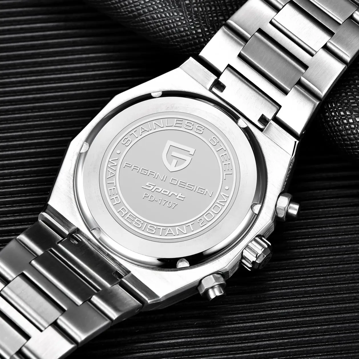 PAGANI DESIGN 2023 New Top Men\'s Watch Automatic Quartz Clock Japan VK63 Stainless Steel Business Luxury Sapphire Reloj Hombre