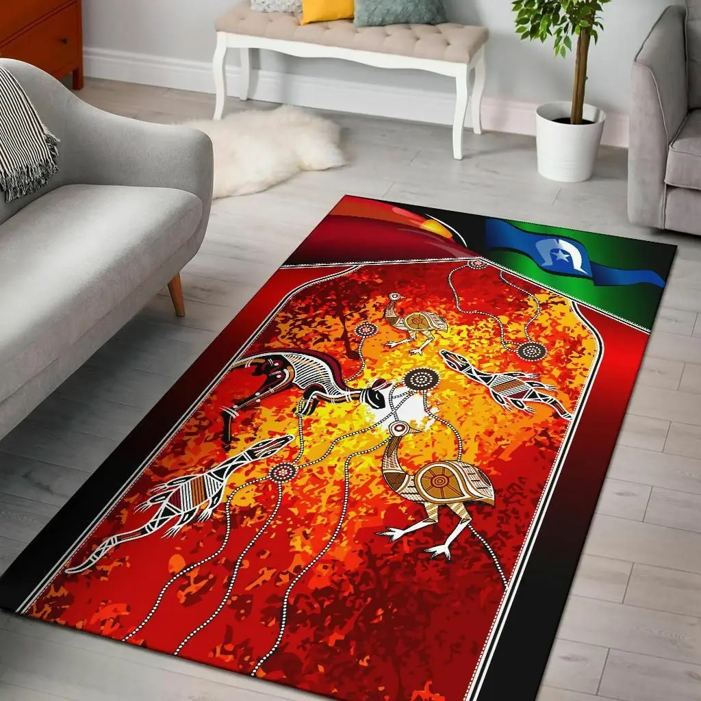 

Naidoc Week Always Will Be Area Rug Room Mat Floor Anti-slip Carpet Home Decoration Themed Living Room Carpet