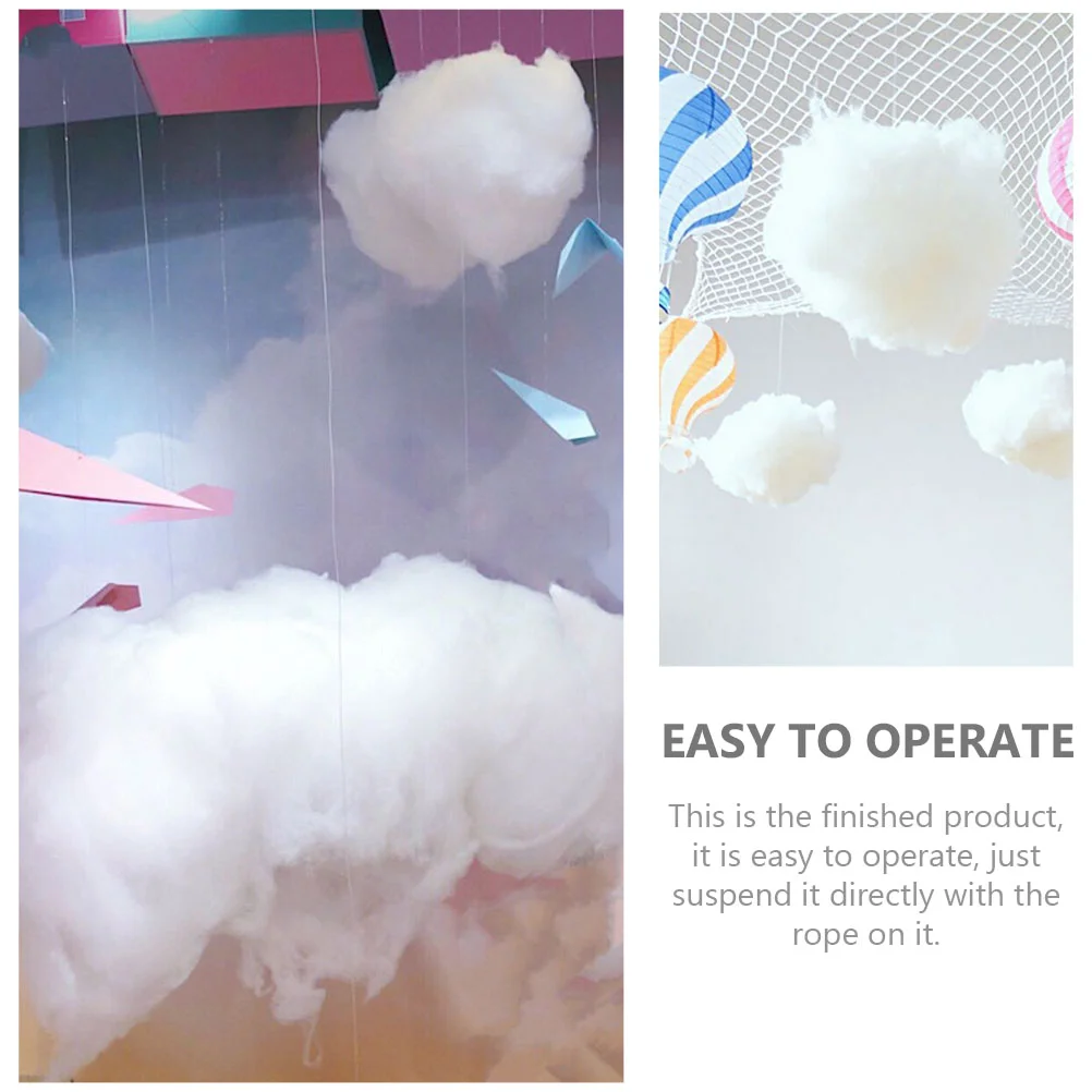 Large Artificial Cotton Clouds Decoration for Kids Ceiling