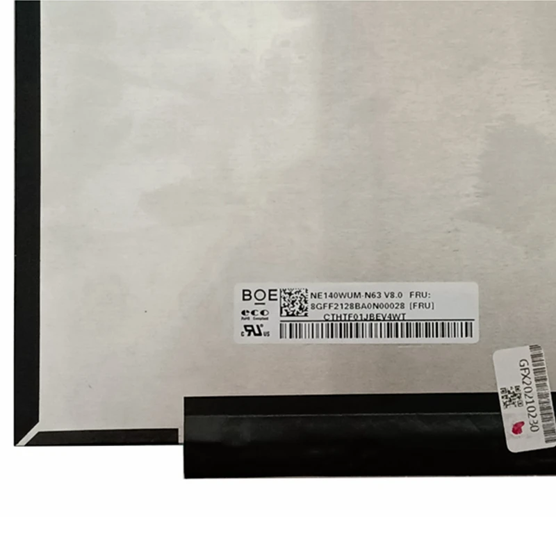 14.0 Ʈ lcd ȭ ÷ NE140WUM-N63 V8.0 NE140WUM-N63 FHD 1920*1200 edp 30  95% sRGB