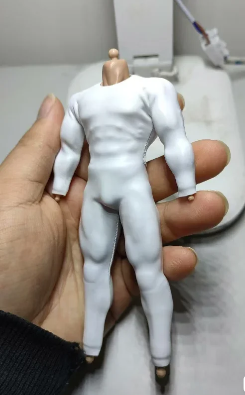 1/12 Scale White Jumpsuit Model for 6'' gwtoys
