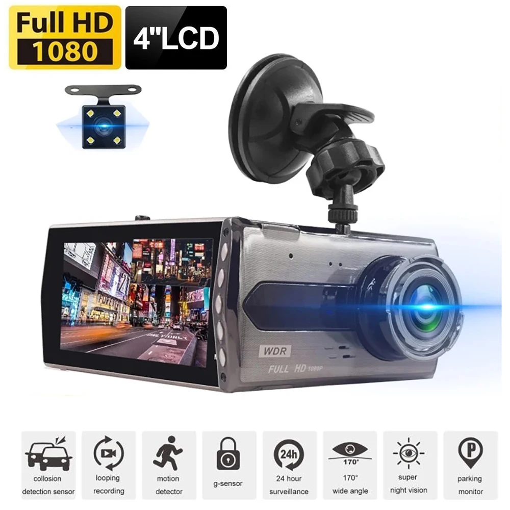 

Car DVR Dash Cam 1080P Full HD Vehicle Camera Drive Video Recorder Night Vision Auto Black Box Dashcam Registrar Parking Monitor