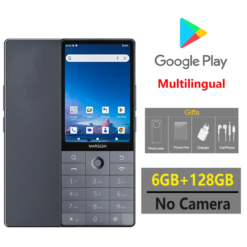 No Camera !!F25 DuoQin Dual SIM Cards Android 14 MTK8786 2700mAh Smartphone Buttons and touchscreen WiFi Bluetooth Hot Topics