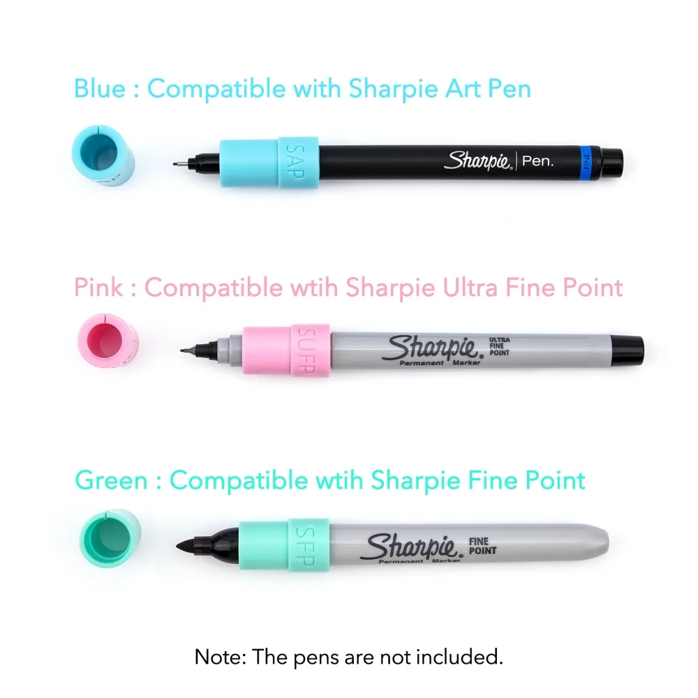 Universal Pen Adapters for Precision and Artistic Drawing