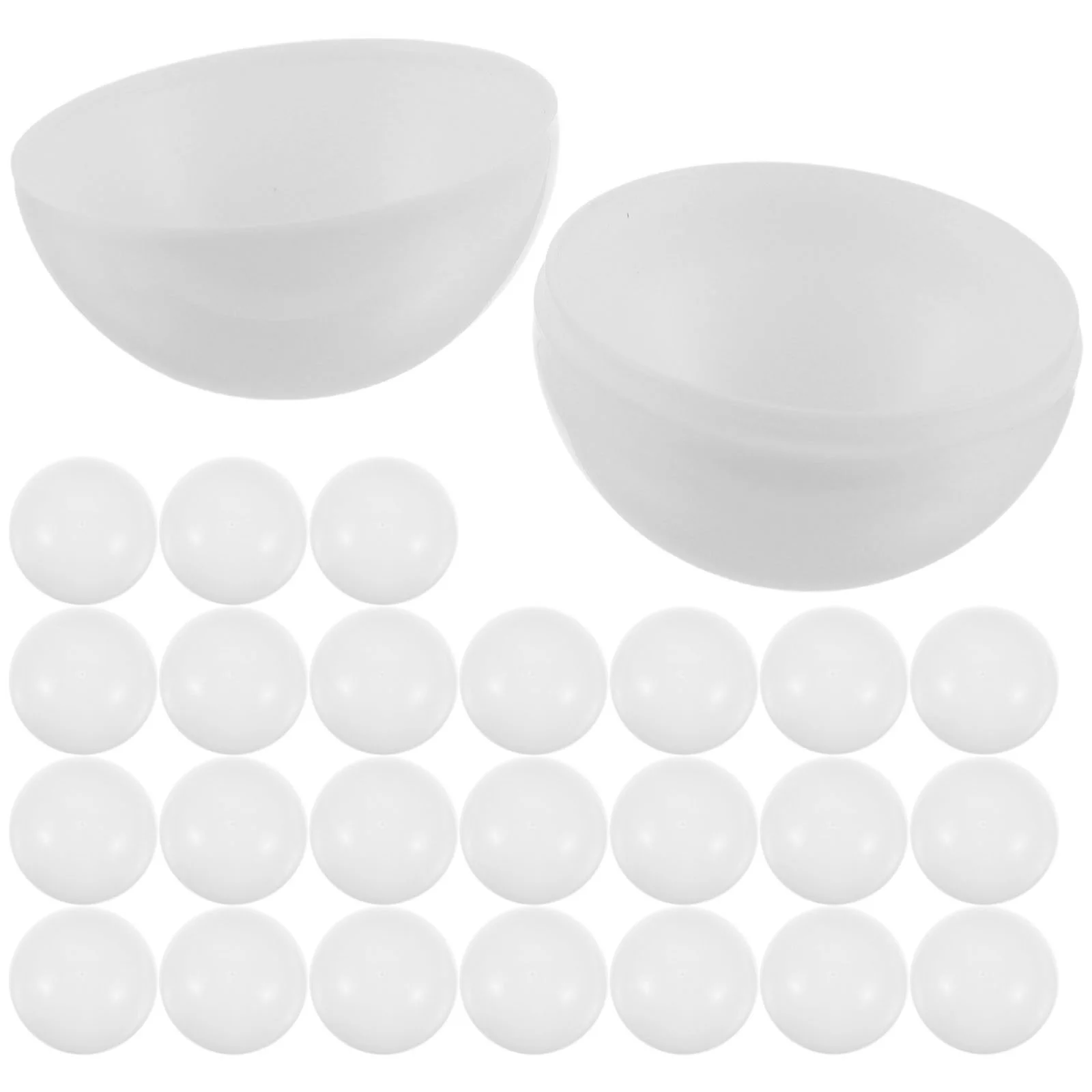 25 Pcs Lottery Ball Toys Plastic Balls Game Prize Raffle Calling Sphere Party Activity Props Pvc Drawing Bride Openable