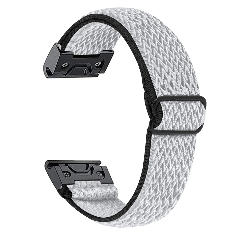 Essidi 22mm New Elastic Nylon Watch Band For Garmin Fenix 7 6 5 Plus Pro GPS Approach S60 Bracelet Strap Loop For Forerunner 945 