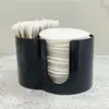 2-in-1 Cotton Storage Box - Integrated round cotton swab makeup remover with double holes 4