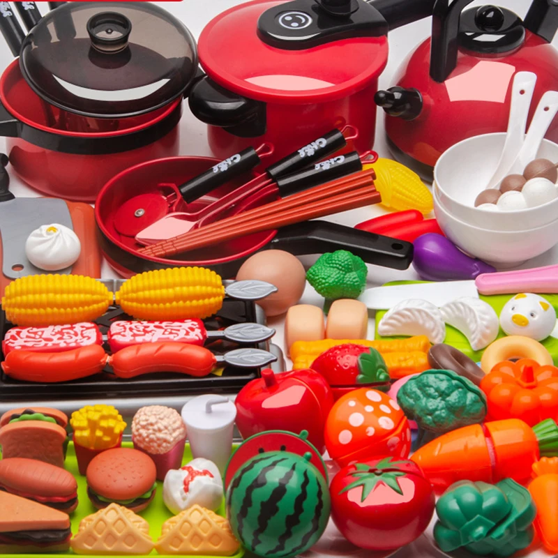 77pcs Plastic Kitchen Toy Shopping Cart Set Cut Fruit and Vegetable Food Play House Simulation Toys Early Education Girl Gifts 2 77pcs Plastic Kitchen Toy Shopping Cart Set Cut Fruit and Vegetable Food Play House Simulation Toys Early Education Girl Gifts 2