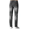 2024 Men's Winter Jeans Bruce&Shark Straight Leg  Grey Jeans Strech Loose Men's Casual Business Cowboy Pants Classic Embroidery 2
