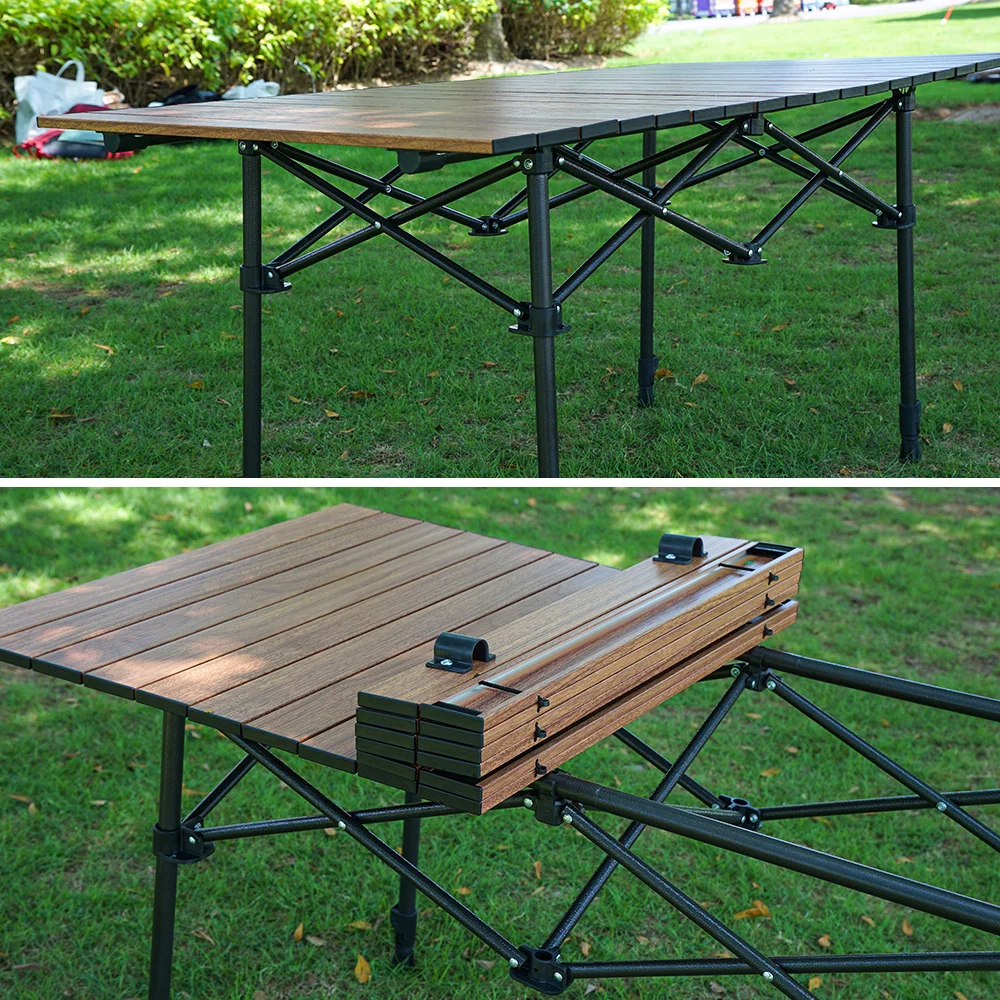 Tavolo da campeggio pieghevole da 120*60cm tavolo da campeggio portatile  regolabile in altezza tavolo turistico tavolo da Picnic da giardino mobili  da esterno