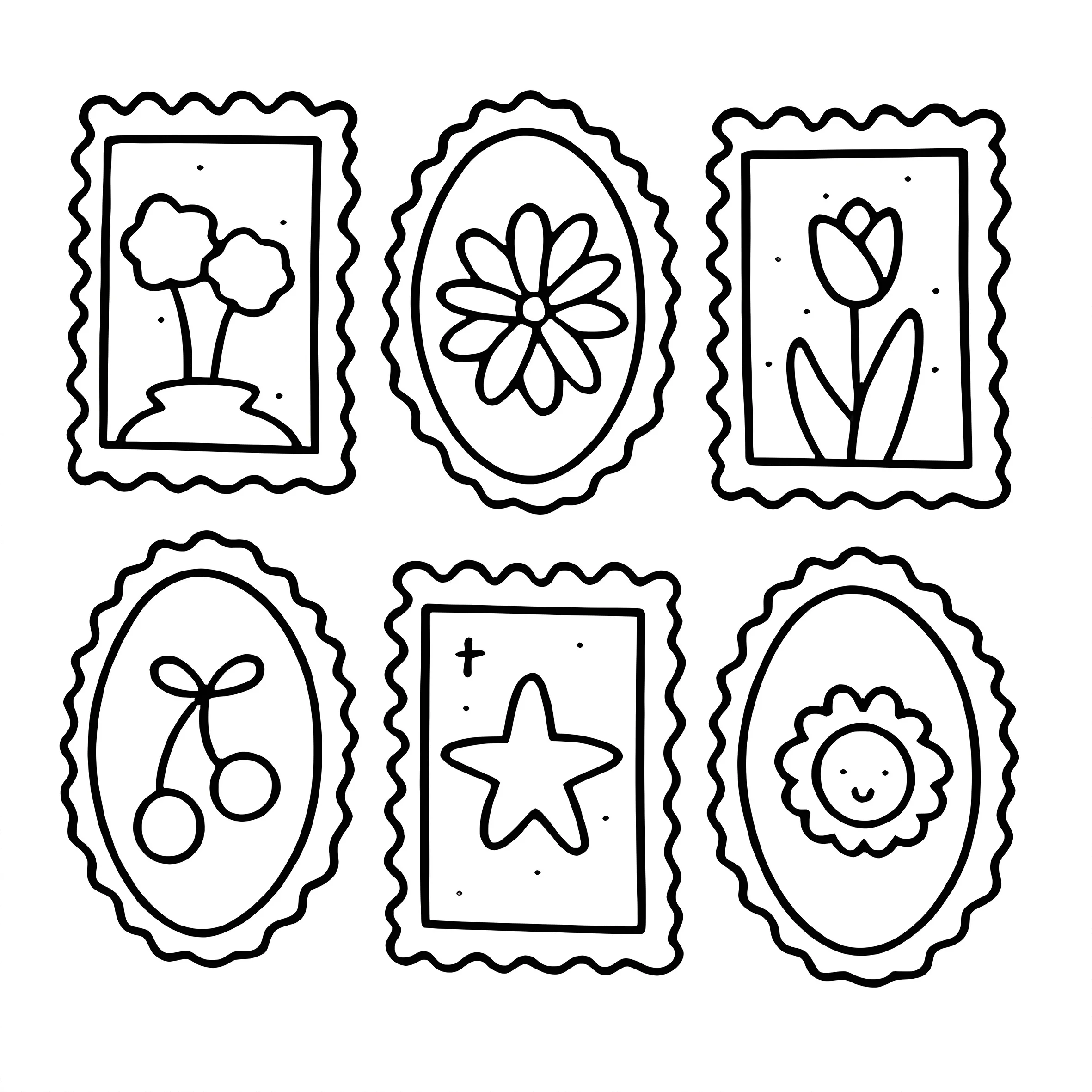 PATTERN TO CHILL Bold-easy Coloring Book for Adults Cute Drawing Book Perfect Gift for Party and Birthday 6