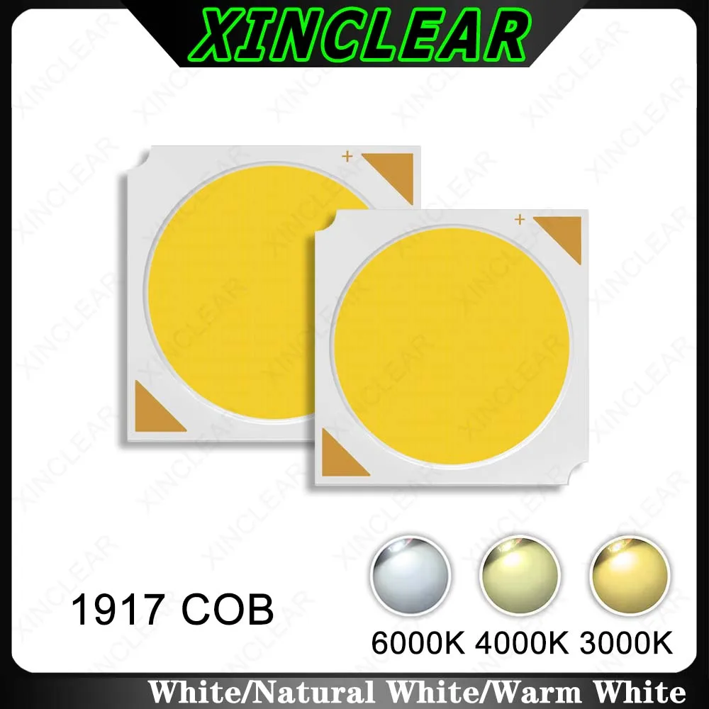 High CRI Ra95 98 1917 COB Chip Warm Natural White 10W 15W 18W 20W 24W 30W 36W 42W 48W Lamp Beads For DIY LED Bulb Track Light