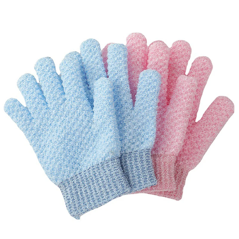 1PCS Bath For Peeling Exfoliating Gloves Mitt Shower Scrub Gloves Massage For Body Scrub Sponge Wash Skin Moisturizing SPA 4