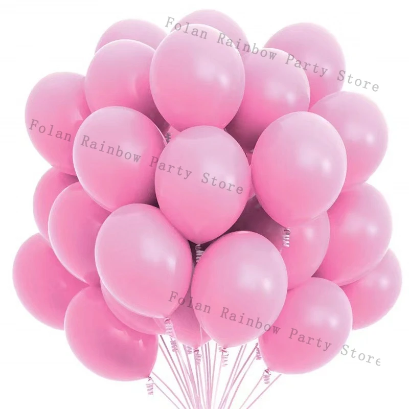 20/50pcs 10inch Matte Latex Balloon White Pink Blue Helium Ball Wedding Adult Kids Birthday Party Decorations Baby Shower Globos