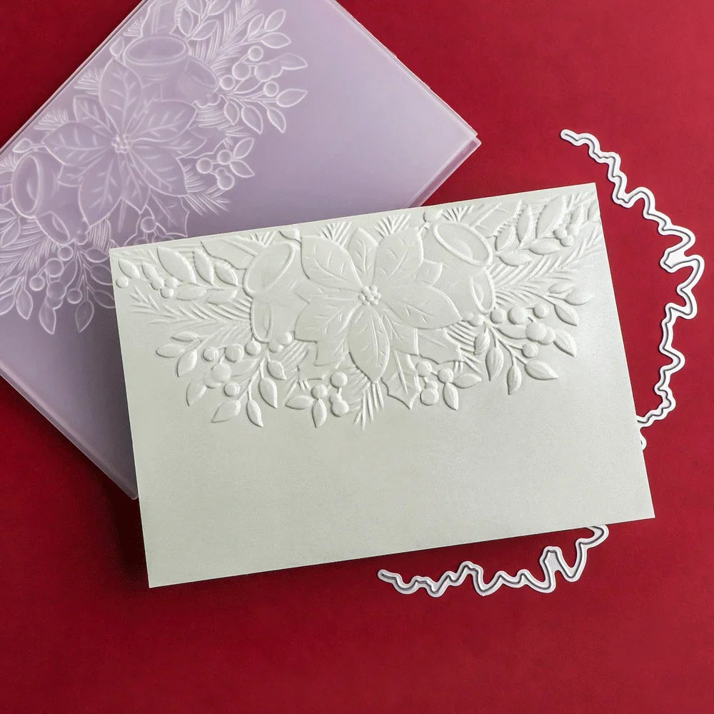 3D Embossed Relief Folder Mushroom Pattern Plastic Embossing Folders For Card Making Scrapbooking And Other Paper Crafts plastic embossing folder,embossing folder