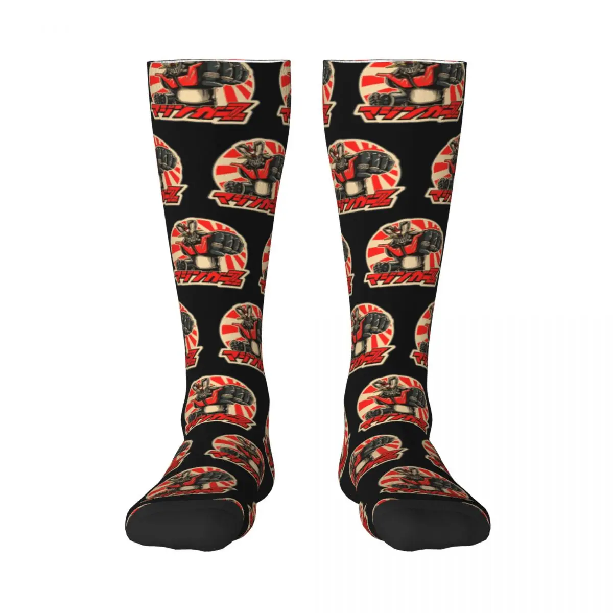 

Mazinger Z Linear Low Poly 1 Color contrast socks Hyundai Compression Socks Funny Vintage Top Quality Adult Stockings